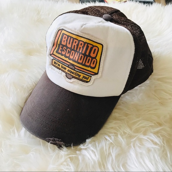 Hollister Vtg Trucker Hat Snap 